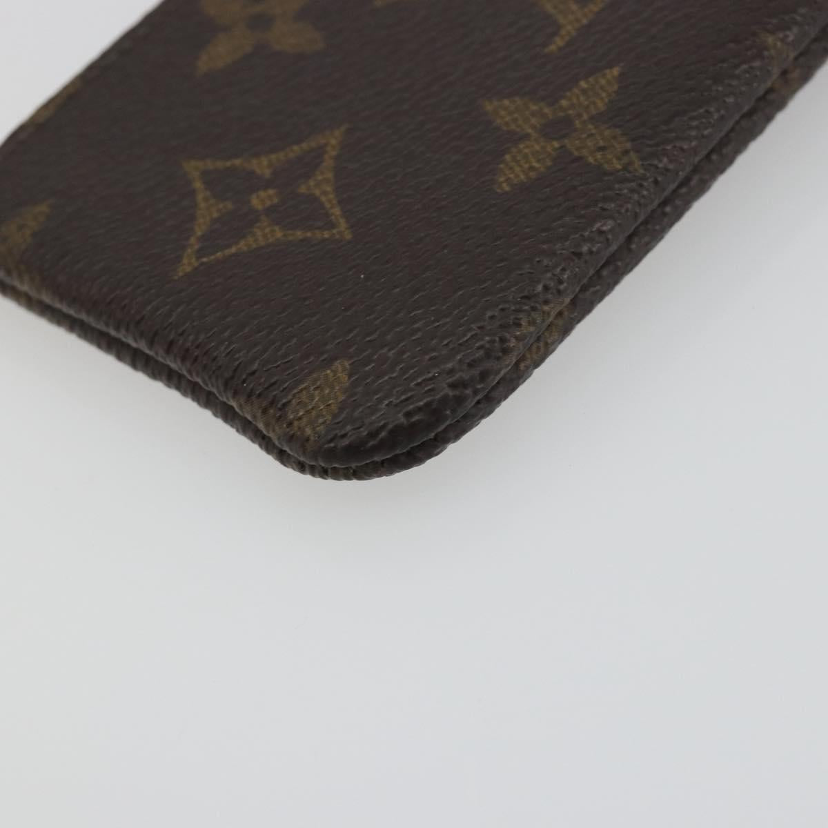 LOUIS VUITTON Monogram Pochette Cles Coin Purse M62650 LV Auth 195605A