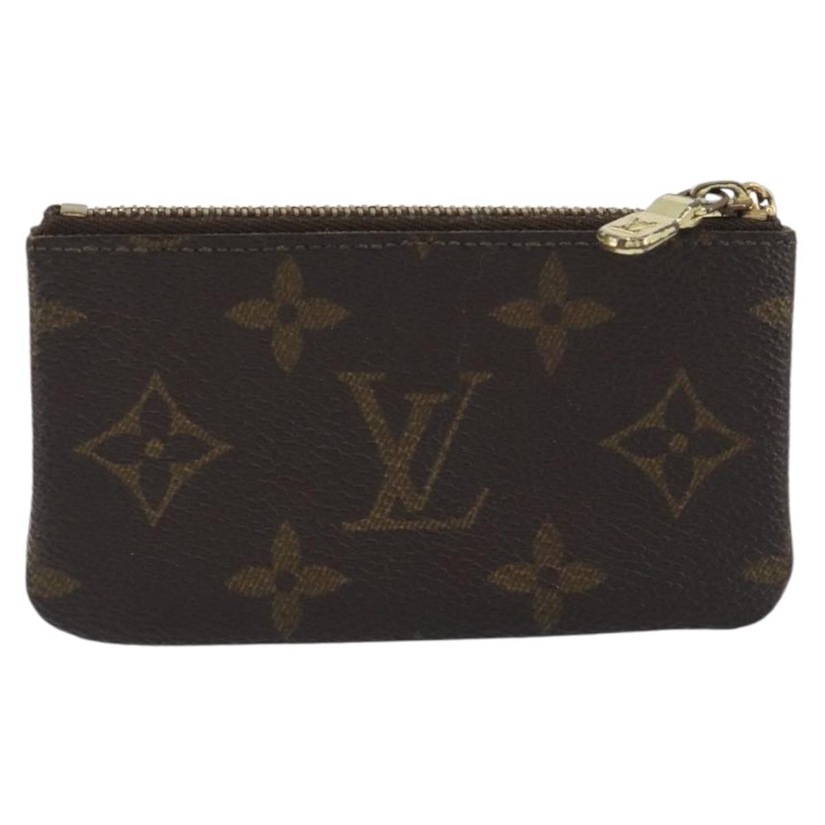 LOUIS VUITTON Monogram Pochette Cles Coin Purse M62650 LV Auth 195605A
