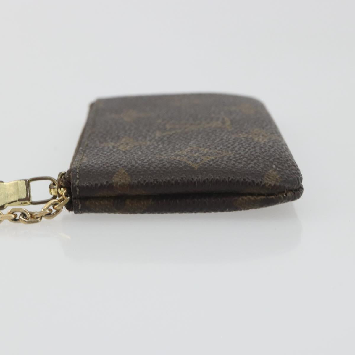 LOUIS VUITTON Monogram Pochette Cles Coin Purse M62650 LV Auth 195605A