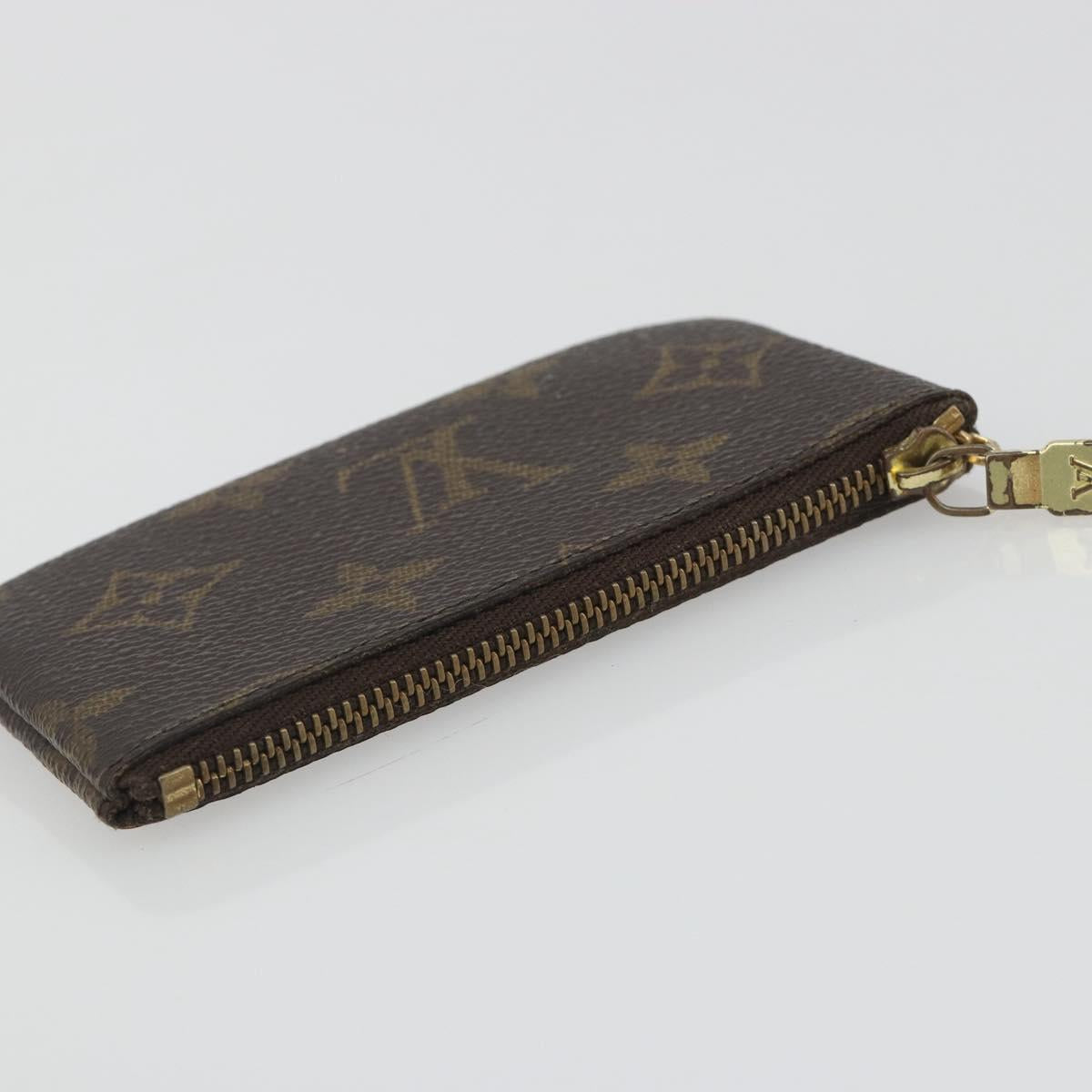 LOUIS VUITTON Monogram Pochette Cles Coin Purse M62650 LV Auth 195605A