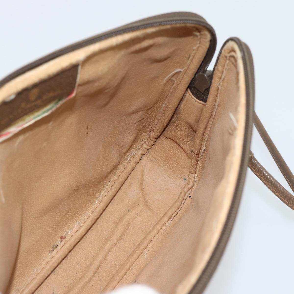 GUCCI GG Supreme Shoulder Bag PVC Beige Gold 89 02 068 Auth 195612
