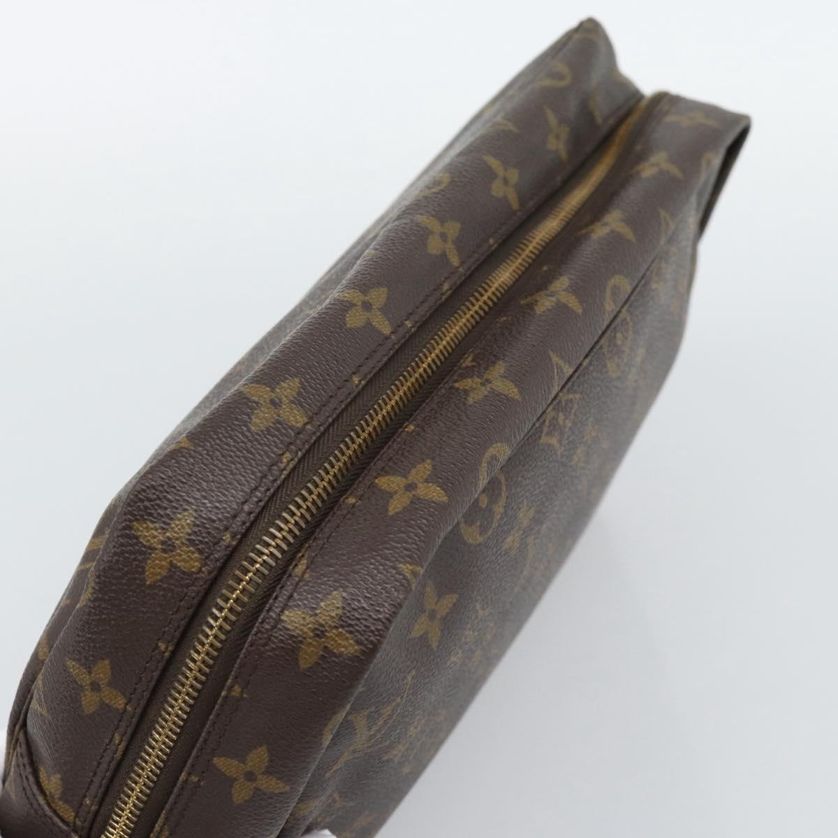 LOUIS VUITTON Monogram Trousse Toilette 28 Clutch Bag M47522 LV Auth 195613A