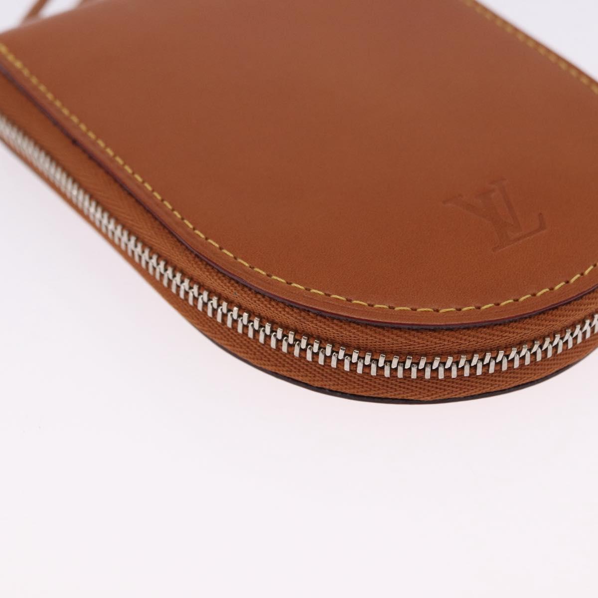 LOUIS VUITTON Nomad Neck Wallet Brown LV Auth 195616V