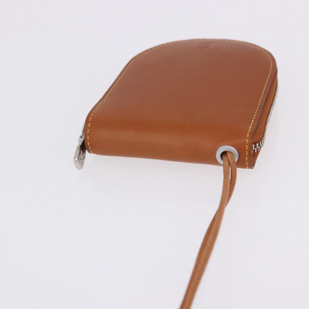 LOUIS VUITTON Nomad Neck Wallet Brown LV Auth 195616V