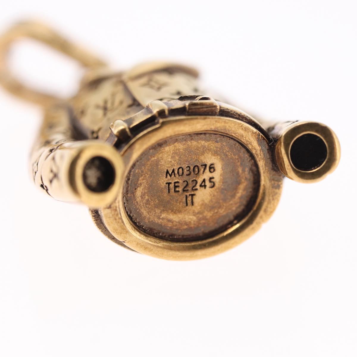 LOUIS VUITTON Charm LV Jacket Charm metal Gold Tone M03076 LV Auth 195618M