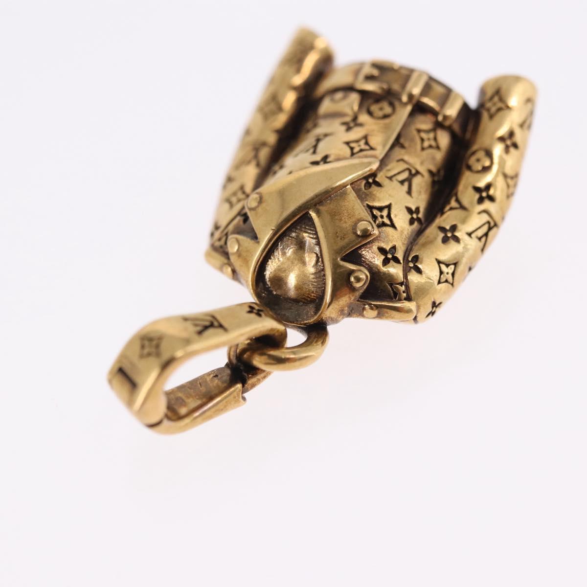 LOUIS VUITTON Charm LV Jacket Charm metal Gold Tone M03076 LV Auth 195618M