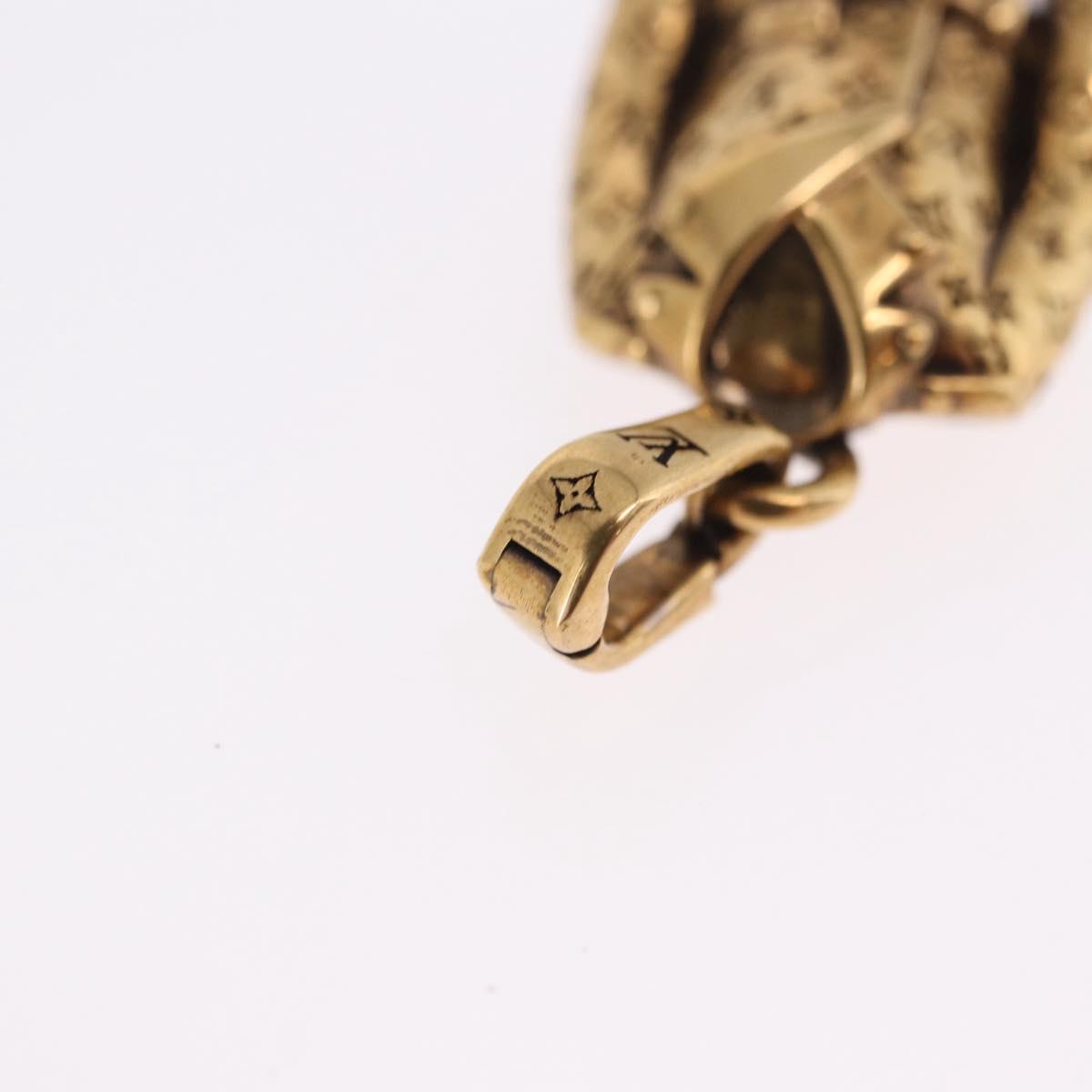 LOUIS VUITTON Charm LV Jacket Charm metal Gold Tone M03076 LV Auth 195618M
