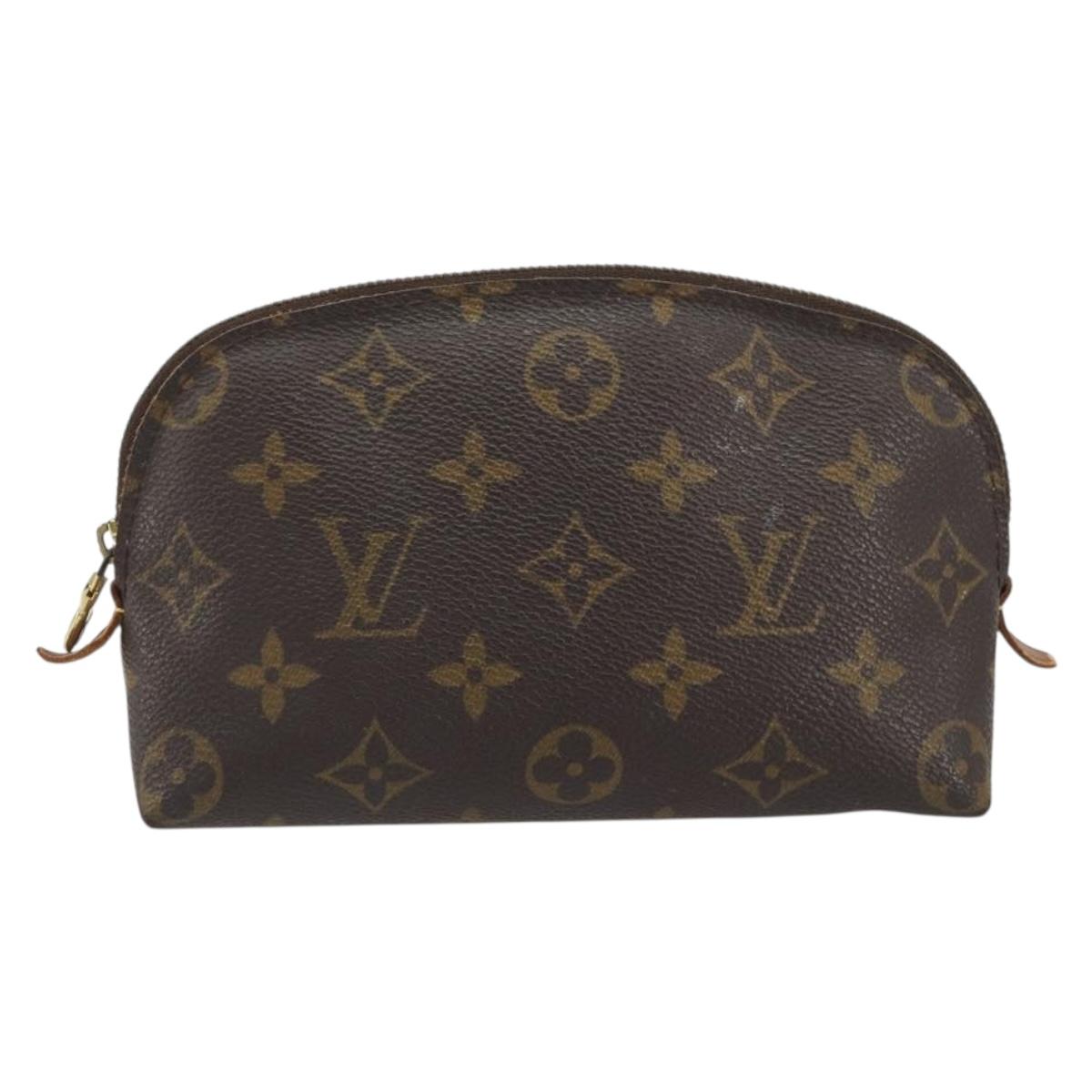 LOUIS VUITTON Monogram Pochette Cosmetic PM Pouch M43998 LV Auth 195636