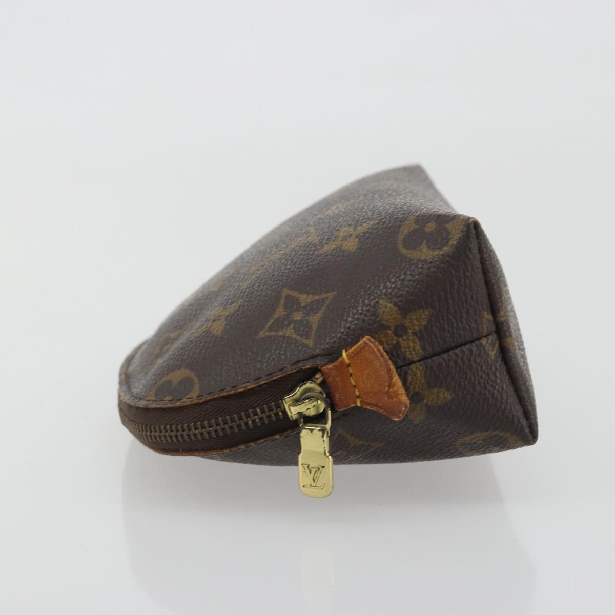 LOUIS VUITTON Monogram Pochette Cosmetic PM Pouch M43998 LV Auth 195636