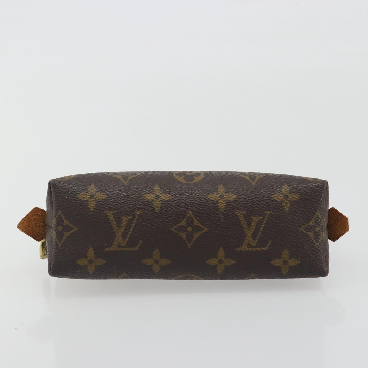 LOUIS VUITTON Monogram Pochette Cosmetic PM Pouch M43998 LV Auth 195636