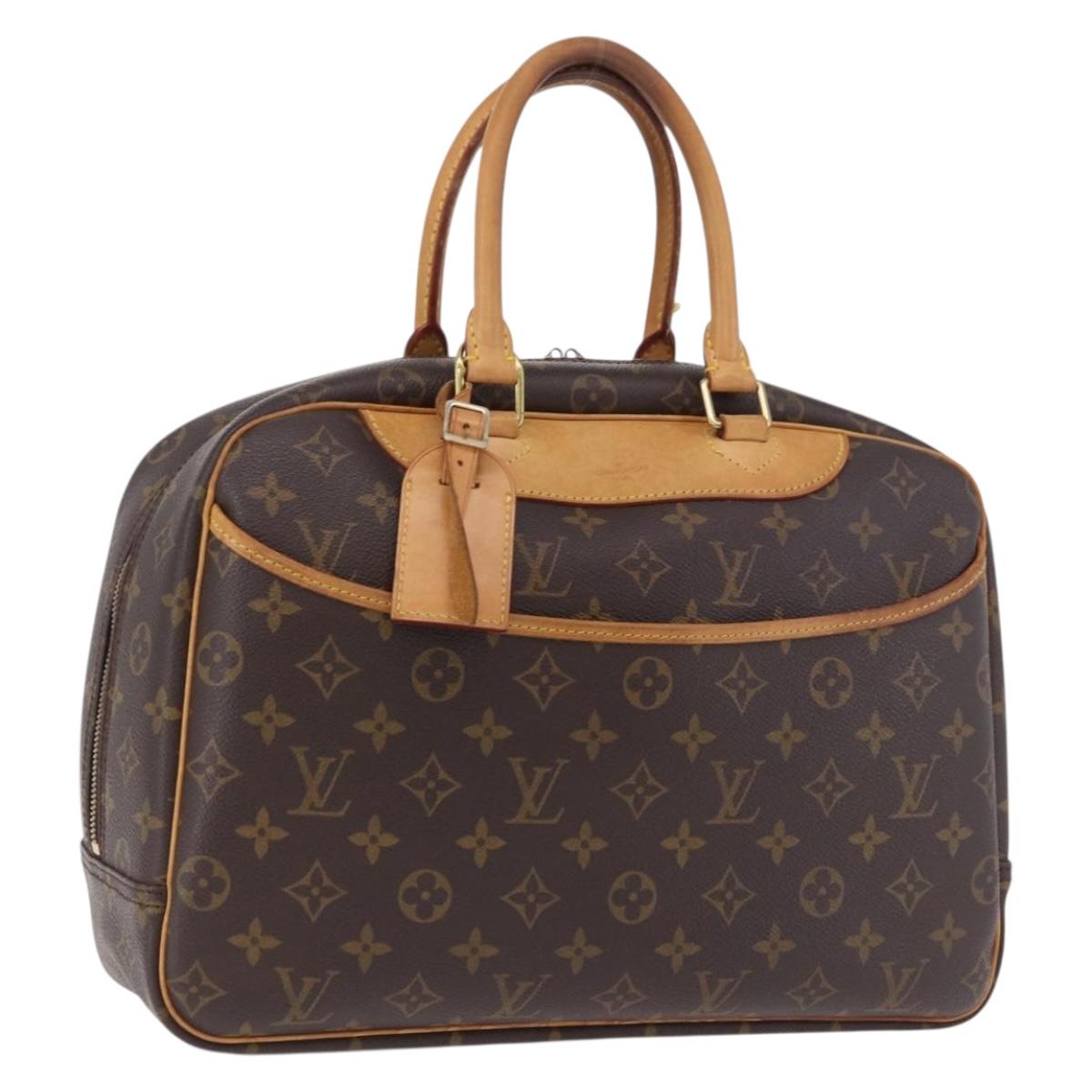LOUIS VUITTON Monogram Deauville Hand Bag M47270 LV Auth 195665