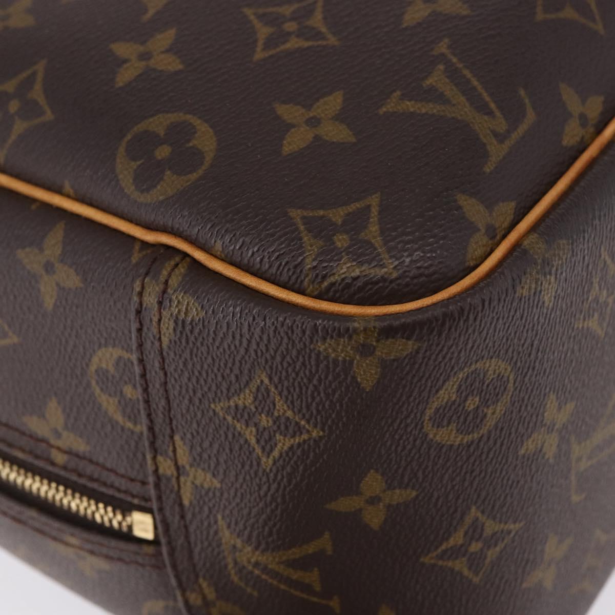 LOUIS VUITTON Monogram Deauville Hand Bag M47270 LV Auth 195665