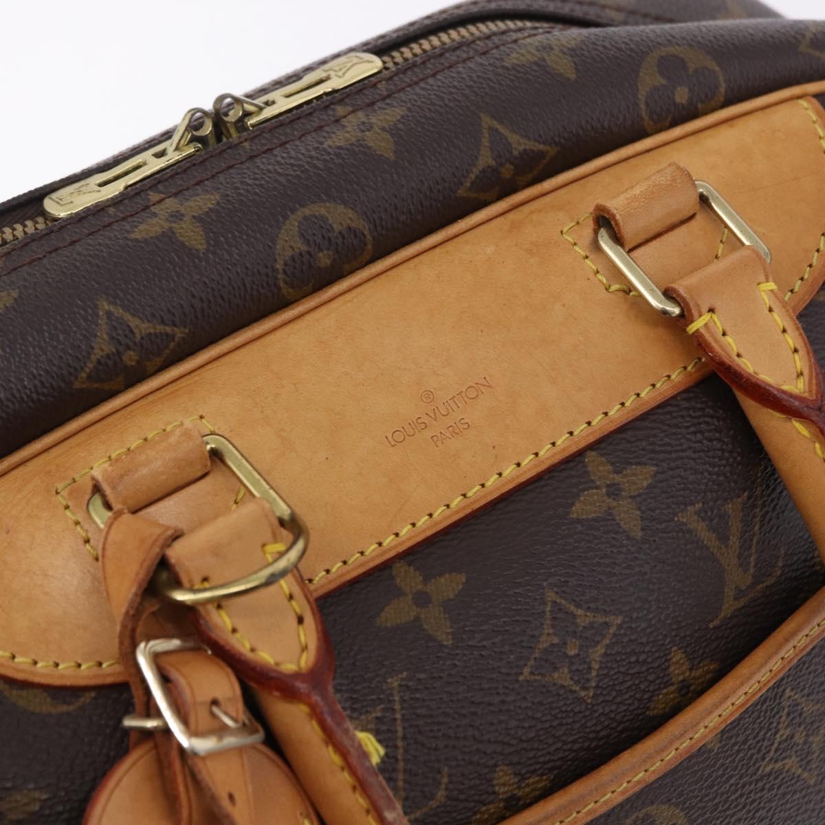 LOUIS VUITTON Monogram Deauville Hand Bag M47270 LV Auth 195665