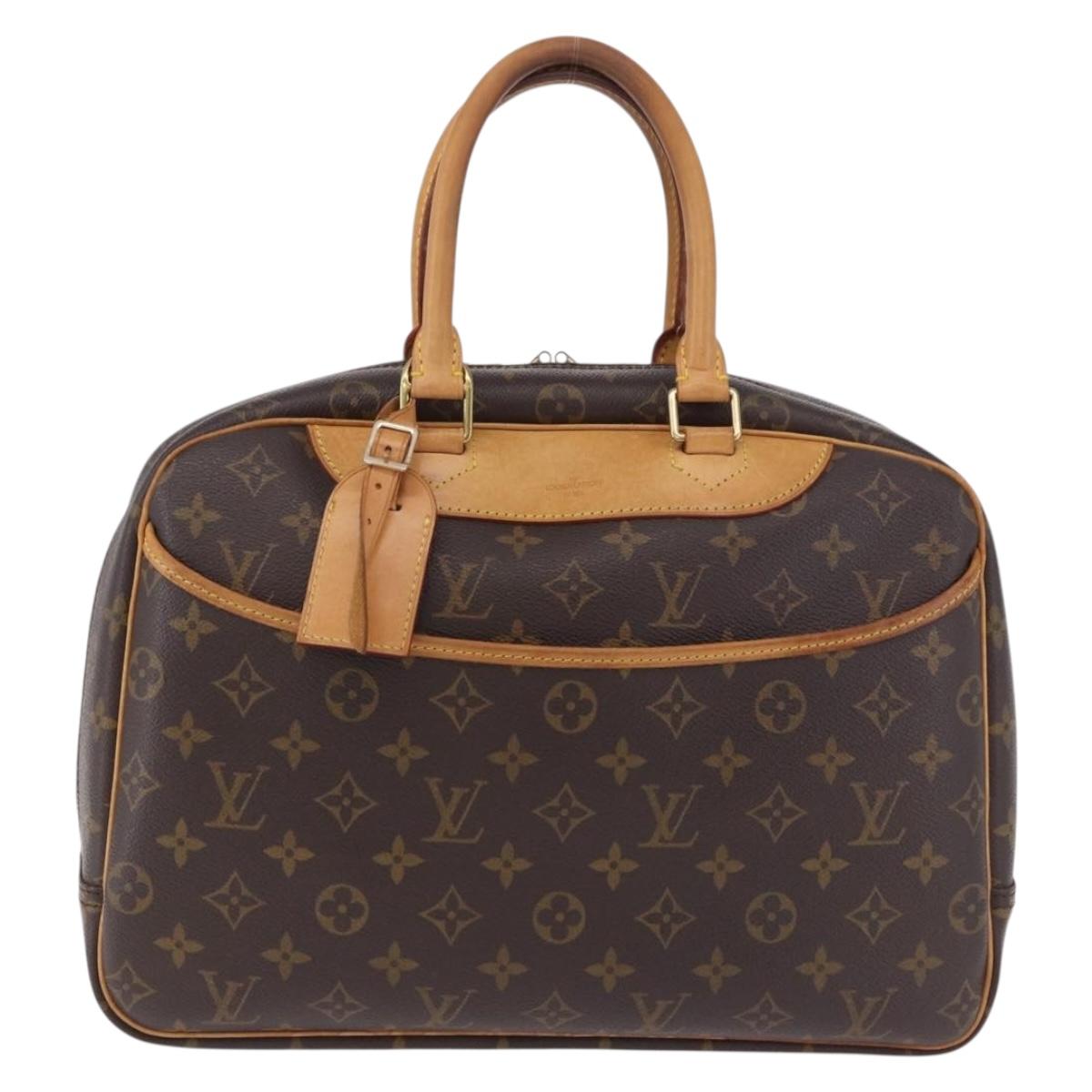 LOUIS VUITTON Monogram Deauville Hand Bag M47270 LV Auth 195665