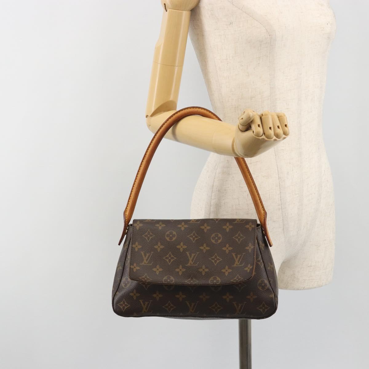 LOUIS VUITTON Monogram Mini Looping Shoulder Bag M51147 LV Auth 195673