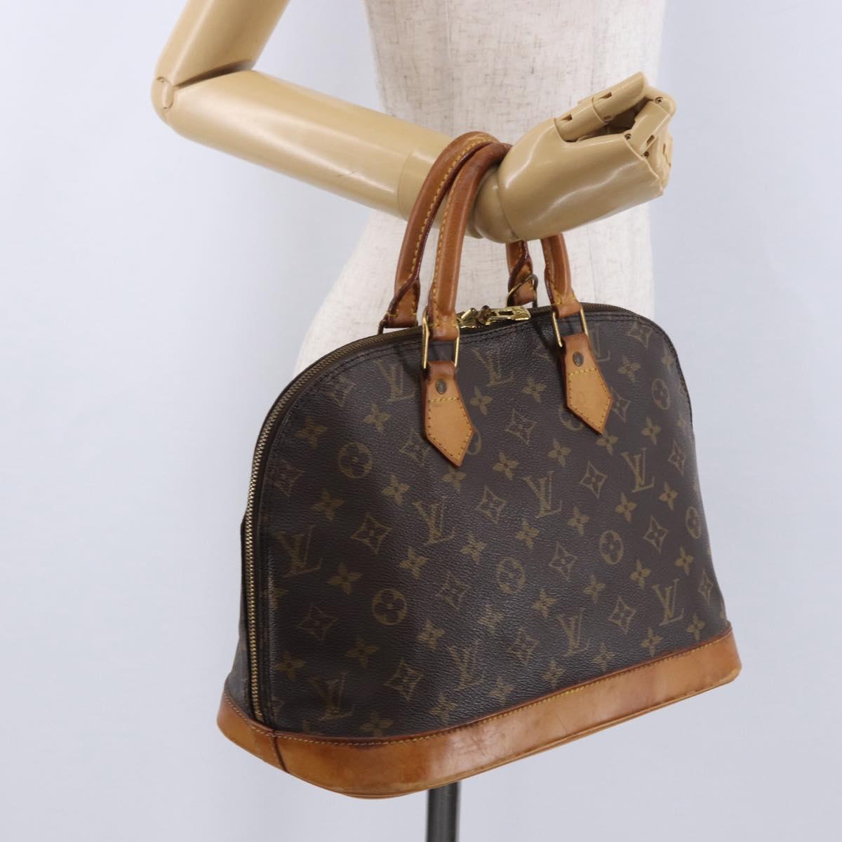 LOUIS VUITTON Monogram Alma PM Hand Bag M53151 LV Auth 195674