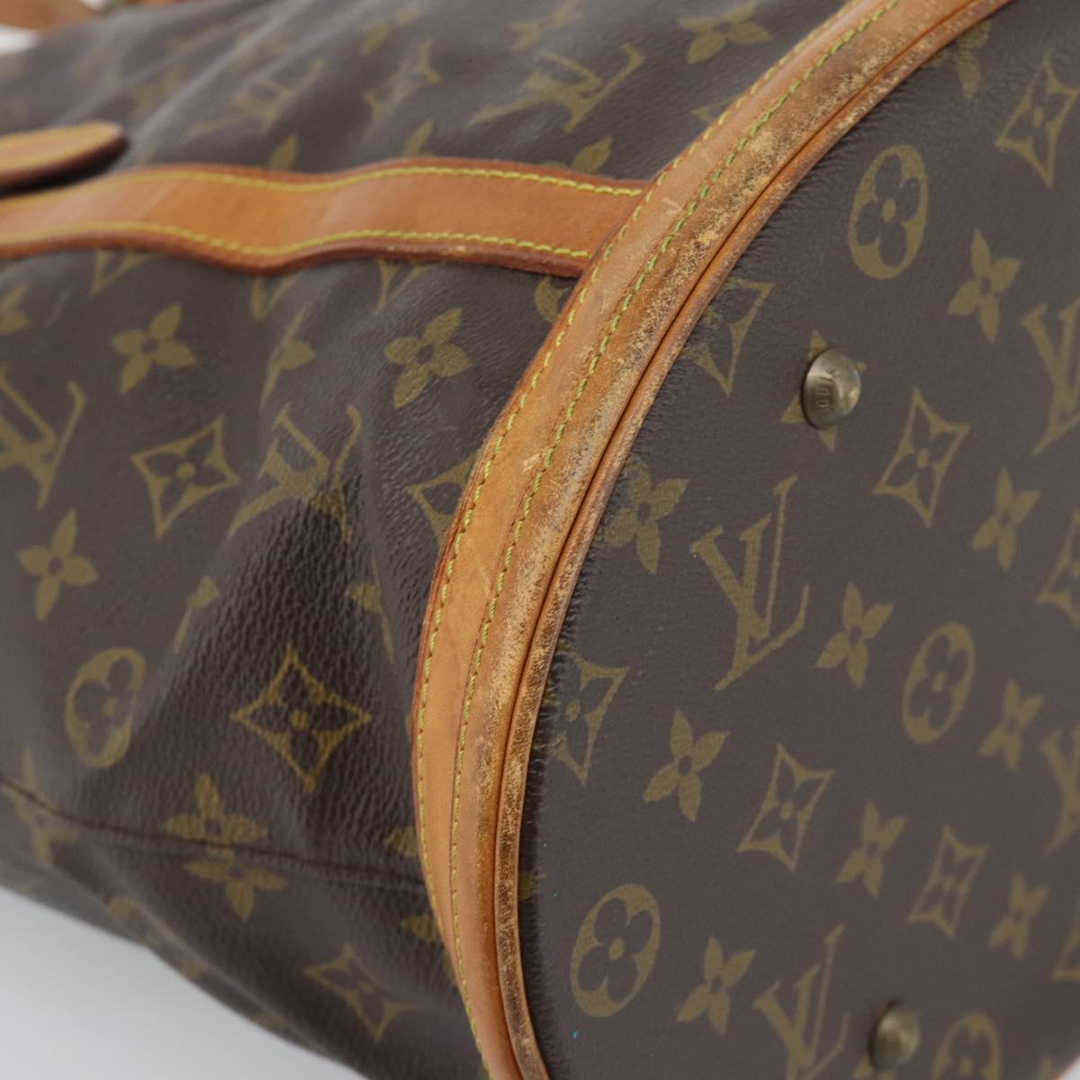 LOUIS VUITTON Monogram Bucket GM Shoulder Bag M42236 LV Auth 195679