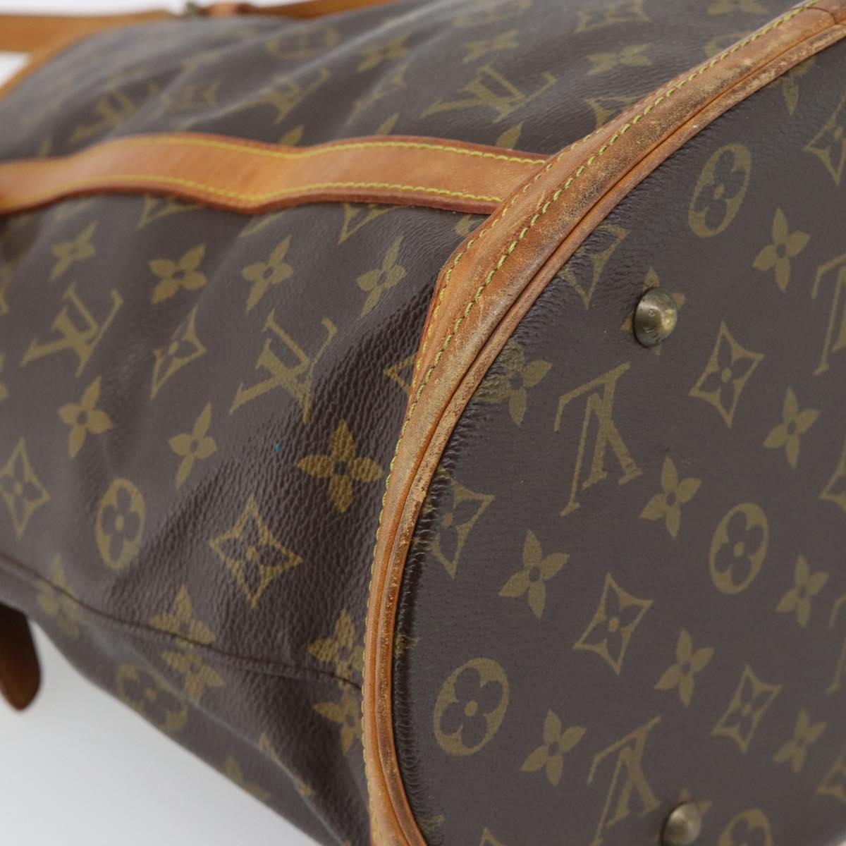 LOUIS VUITTON Monogram Bucket GM Shoulder Bag M42236 LV Auth 195679