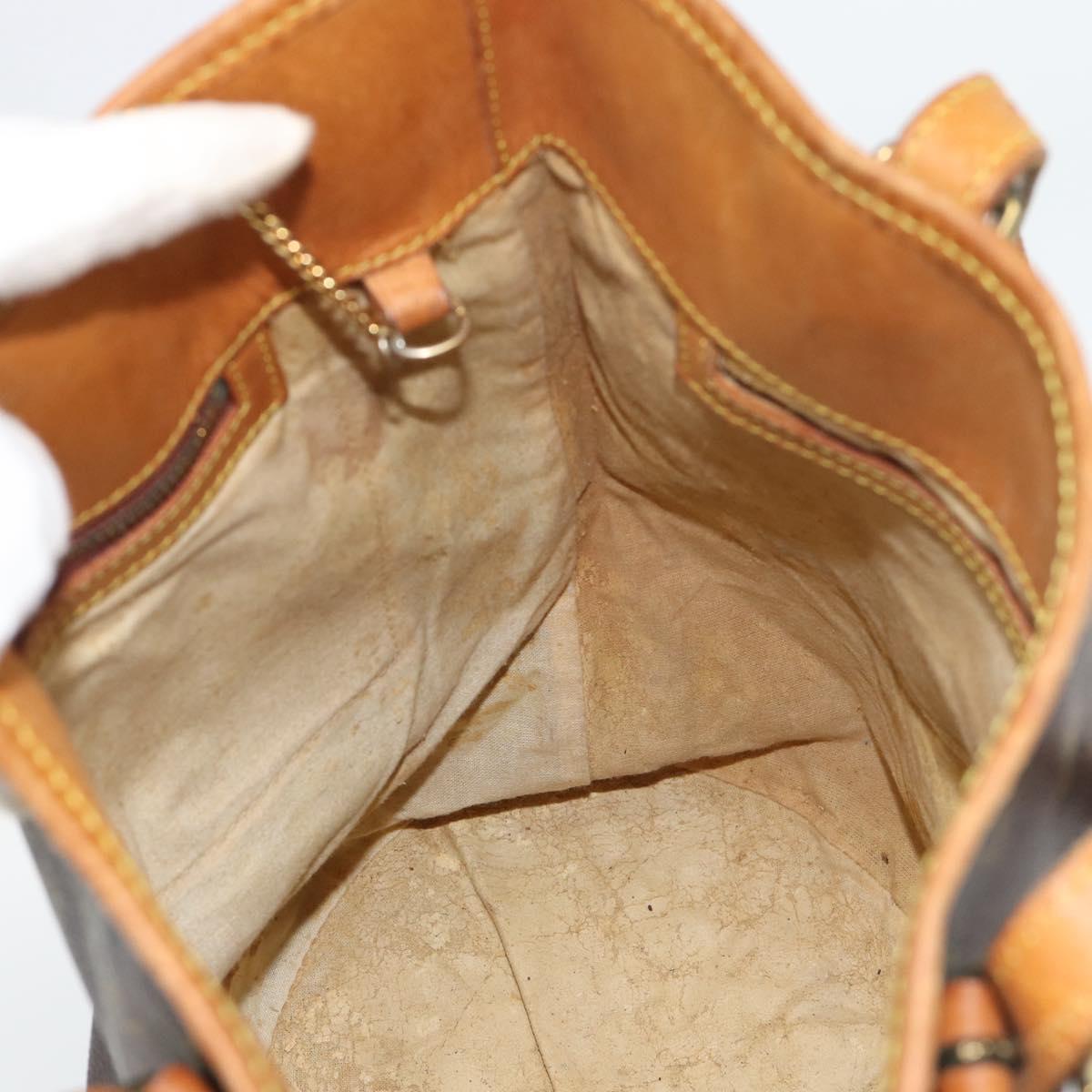 LOUIS VUITTON Monogram Bucket GM Shoulder Bag M42236 LV Auth 195679