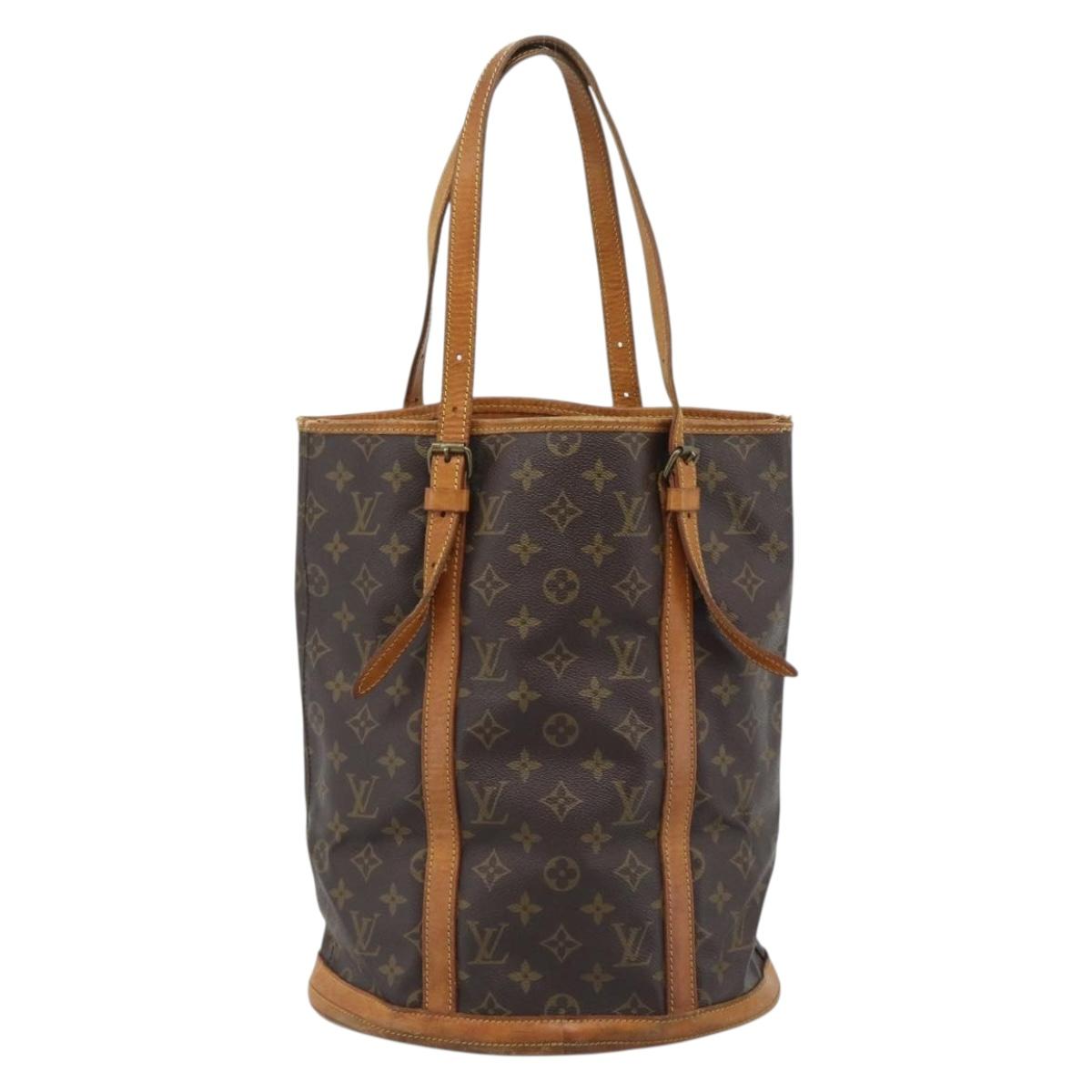 LOUIS VUITTON Monogram Bucket GM Shoulder Bag M42236 LV Auth 195679
