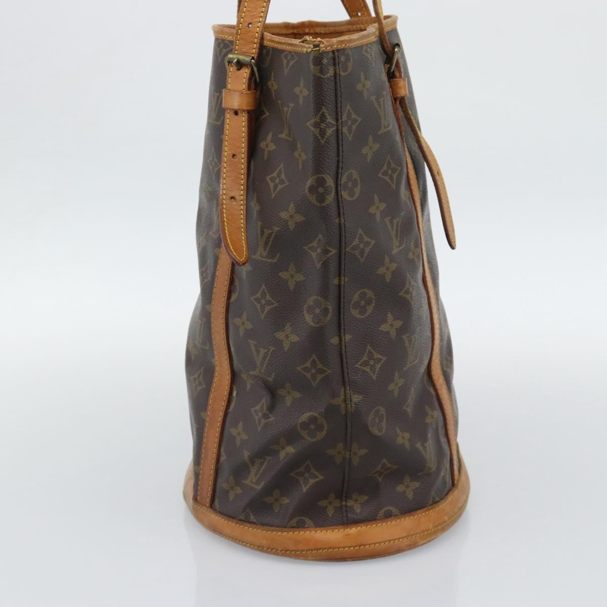 LOUIS VUITTON Monogram Bucket GM Shoulder Bag M42236 LV Auth 195679