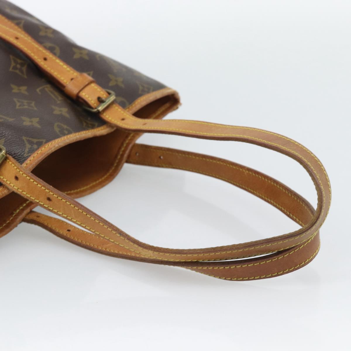 LOUIS VUITTON Monogram Bucket GM Shoulder Bag M42236 LV Auth 195679
