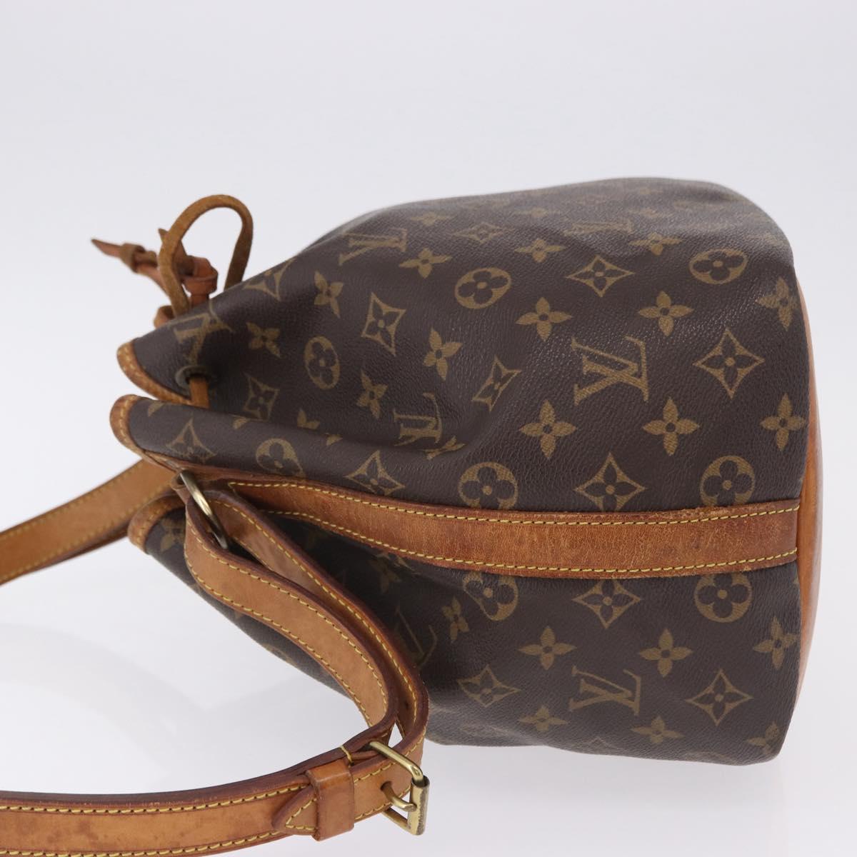 LOUIS VUITTON Monogram Petit Noe Shoulder Bag M42226 LV Auth 195682