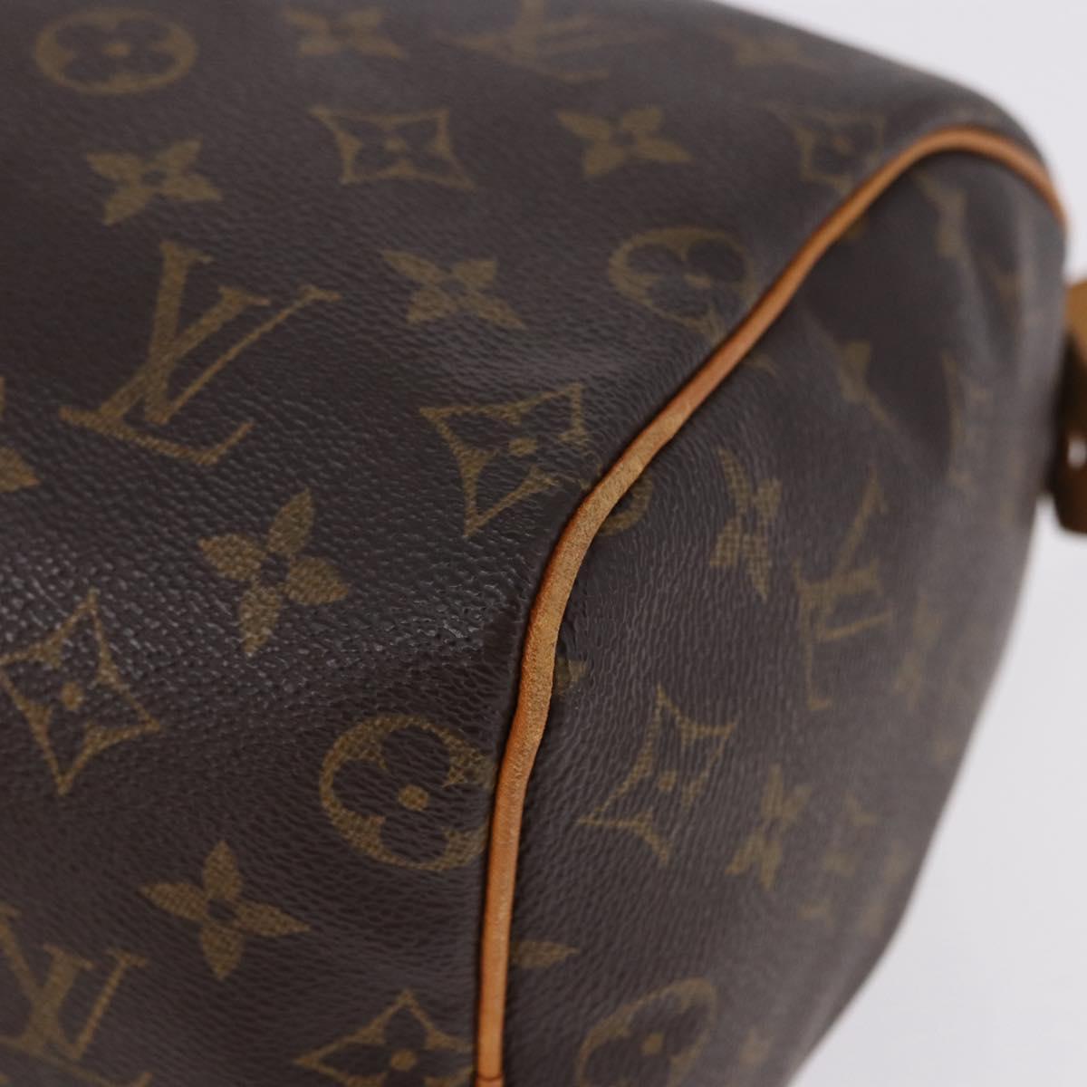 LOUIS VUITTON Monogram Speedy 25 Hand Bag M41528 LV Auth 195683