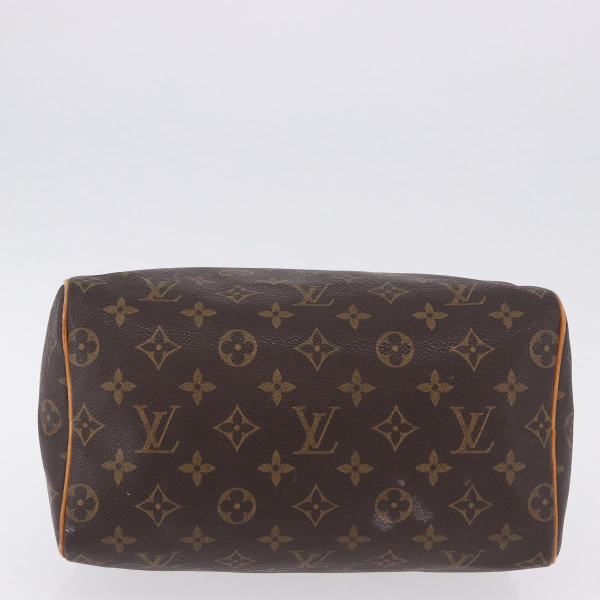LOUIS VUITTON Monogram Speedy 25 Hand Bag M41528 LV Auth 195683