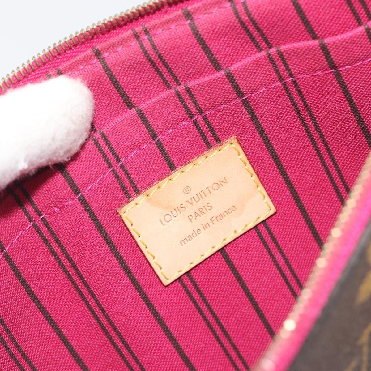LOUIS VUITTON Monogram Neverfull MM Pouch Accessory Pouch LV Auth 195689
