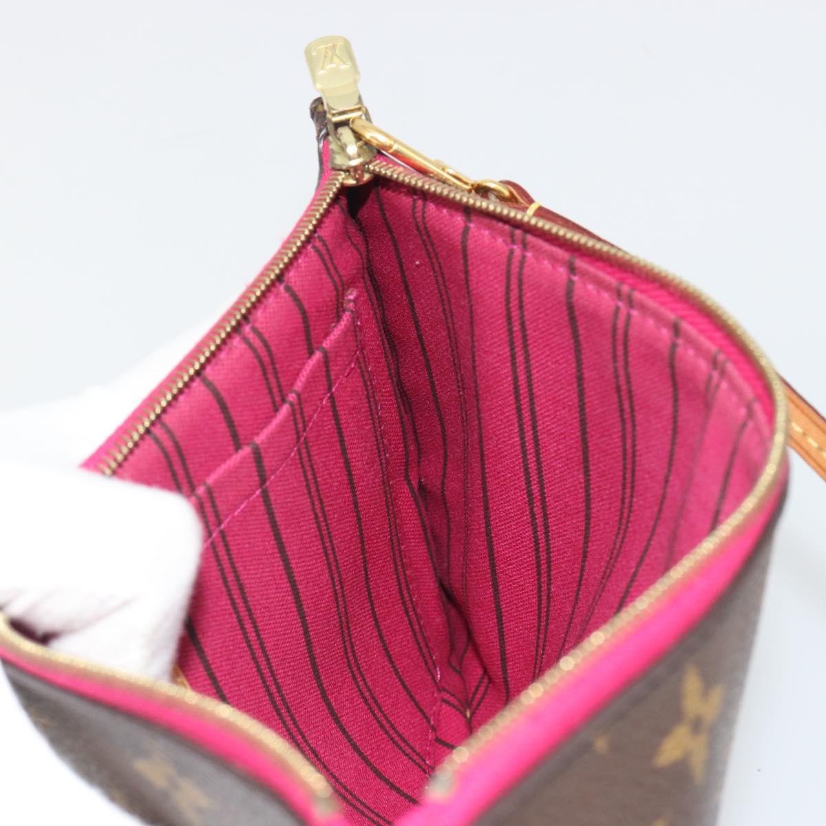 LOUIS VUITTON Monogram Neverfull MM Pouch Accessory Pouch LV Auth 195689