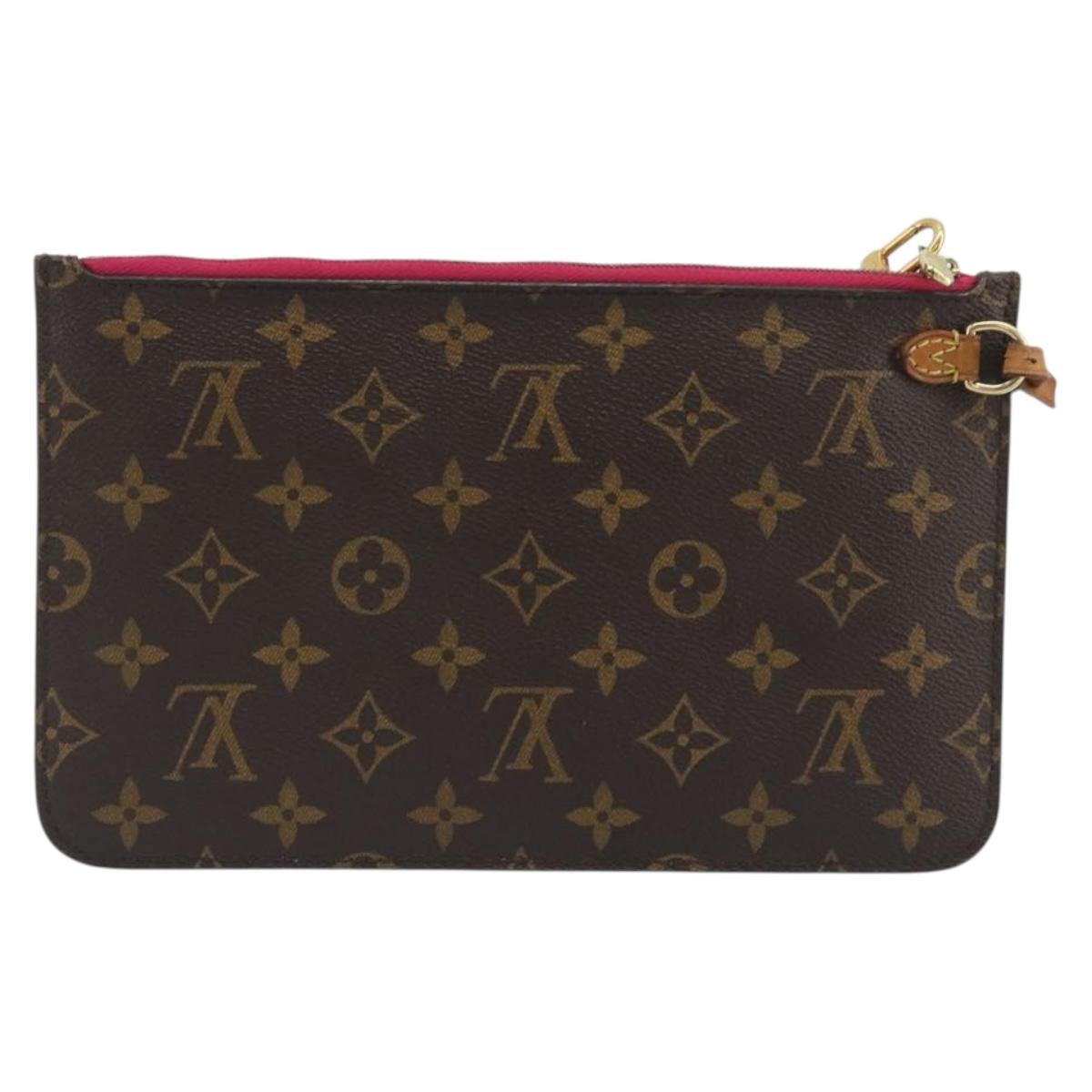 LOUIS VUITTON Monogram Neverfull MM Pouch Accessory Pouch LV Auth 195689