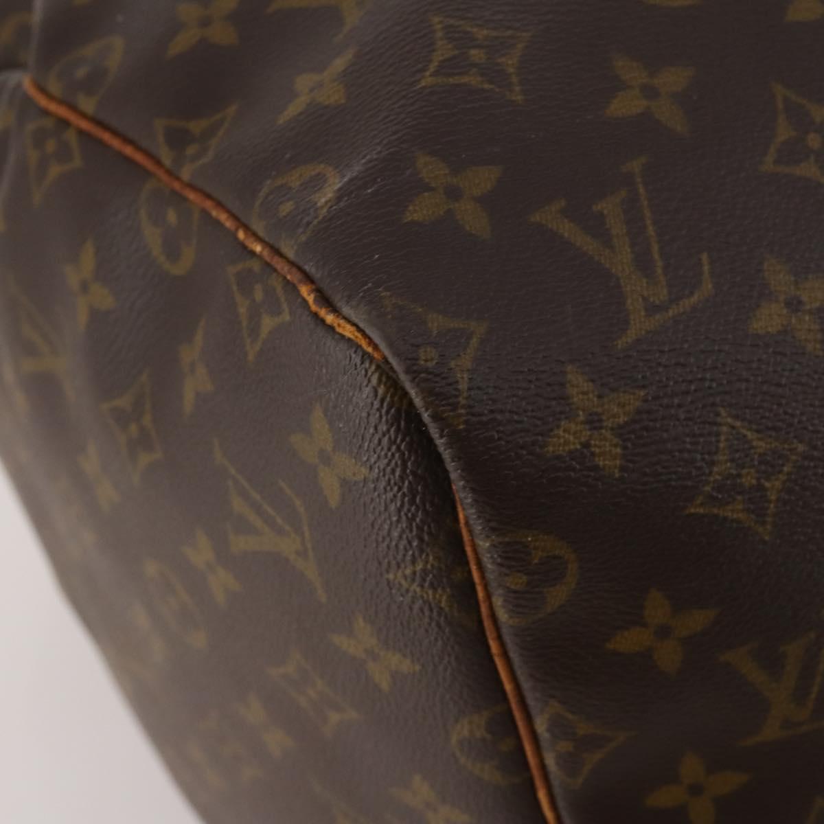 LOUIS VUITTON Monogram Keepall 55 Boston Bag M41424 LV Auth 195692