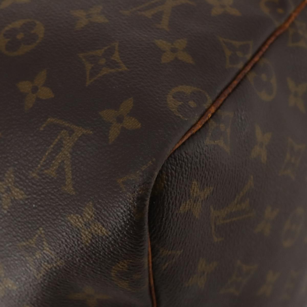 LOUIS VUITTON Monogram Keepall 55 Boston Bag M41424 LV Auth 195692