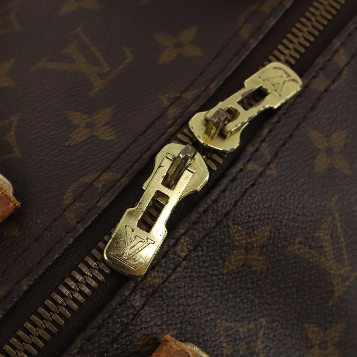 LOUIS VUITTON Monogram Keepall 55 Boston Bag M41424 LV Auth 195692