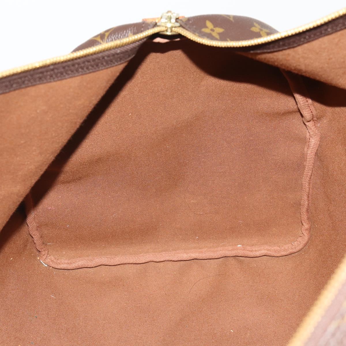 LOUIS VUITTON Monogram Keepall 55 Boston Bag M41424 LV Auth 195692