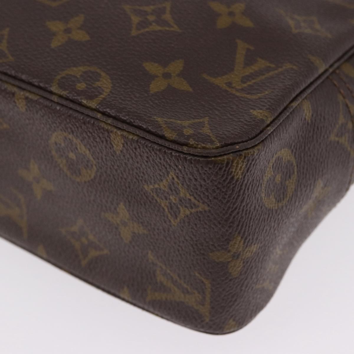 LOUIS VUITTON Monogram Trousse Toilette 28 Clutch Bag M47522 LV Auth 195695