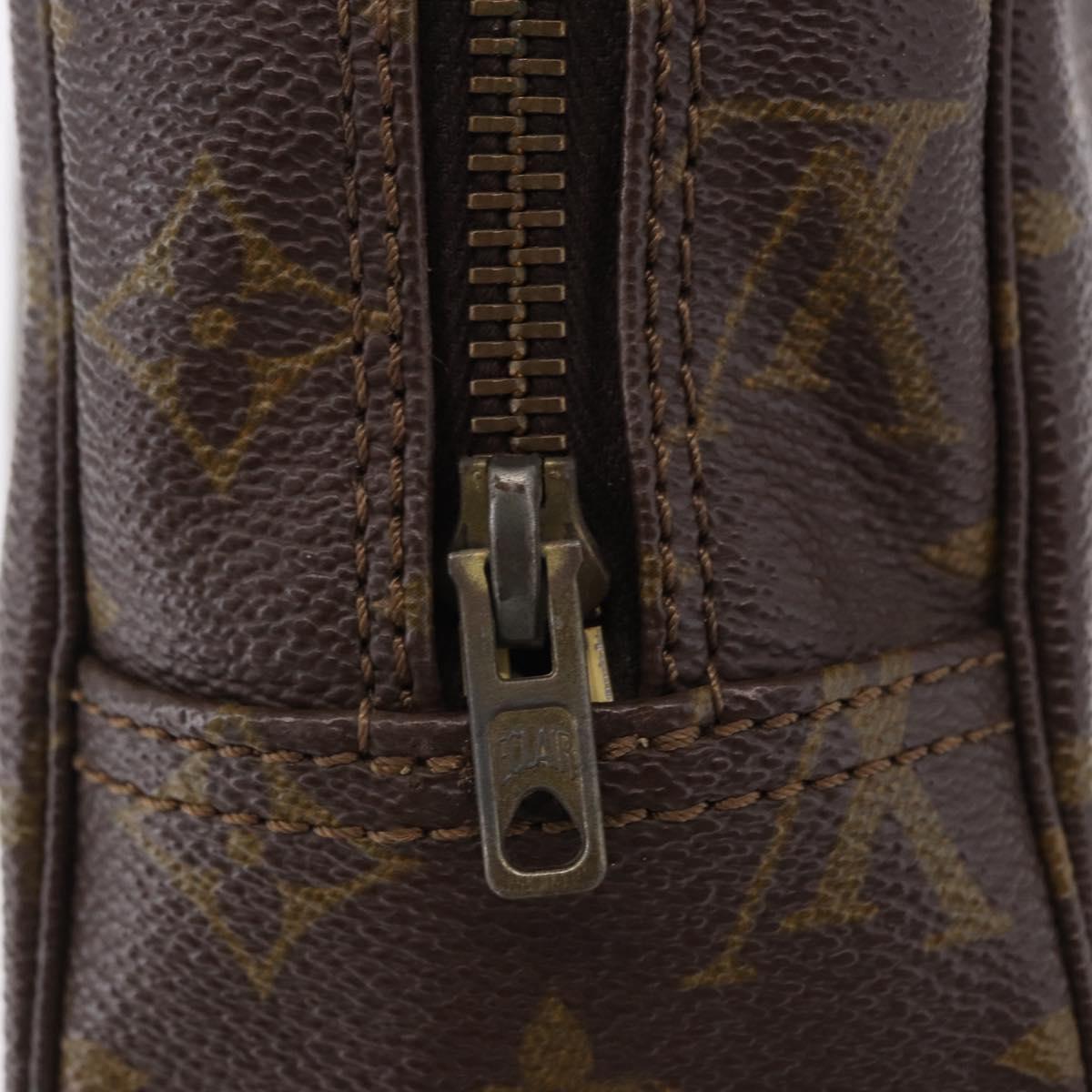 LOUIS VUITTON Monogram Trousse Toilette 28 Clutch Bag M47522 LV Auth 195695