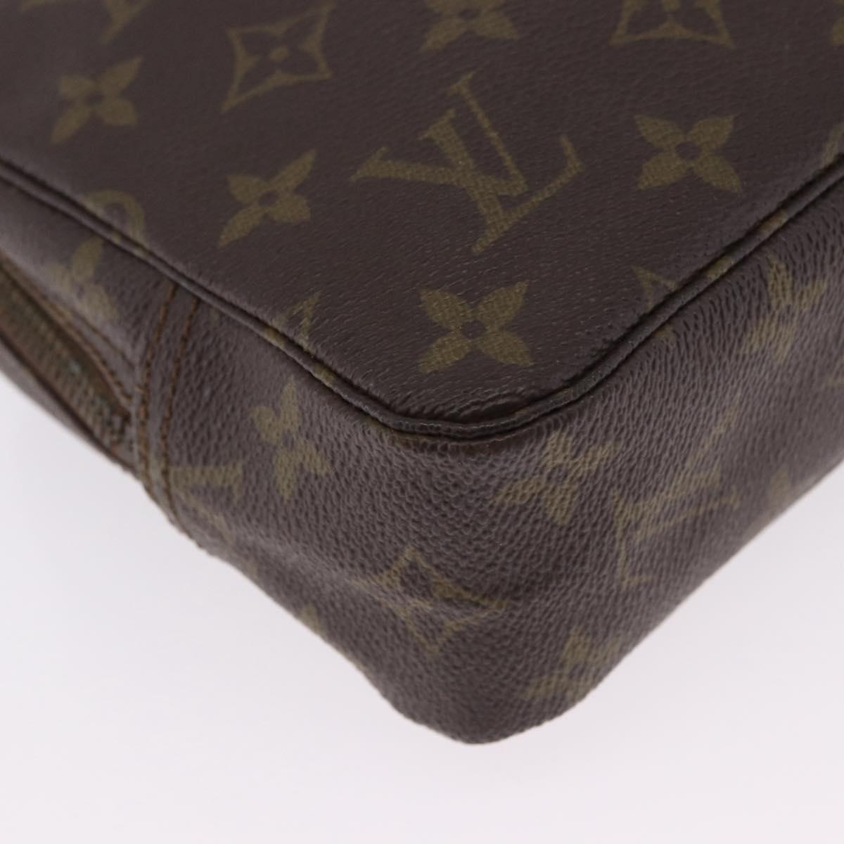 LOUIS VUITTON Monogram Trousse Toilette 23 Clutch Bag M47524 LV Auth 195696