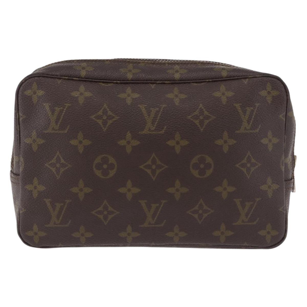 LOUIS VUITTON Monogram Trousse Toilette 23 Clutch Bag M47524 LV Auth 195696