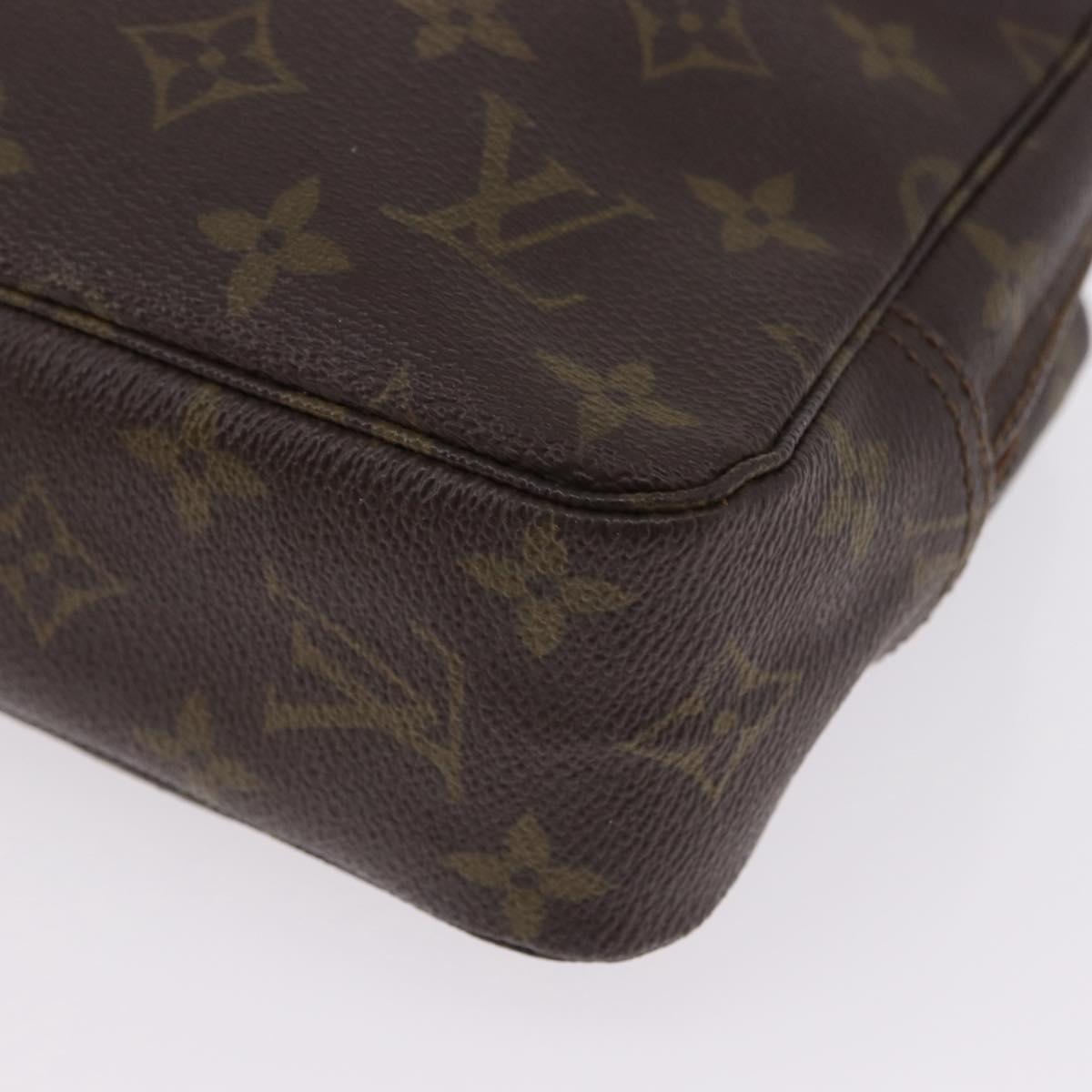 LOUIS VUITTON Monogram Trousse Toilette 23 Clutch Bag M47524 LV Auth 195696