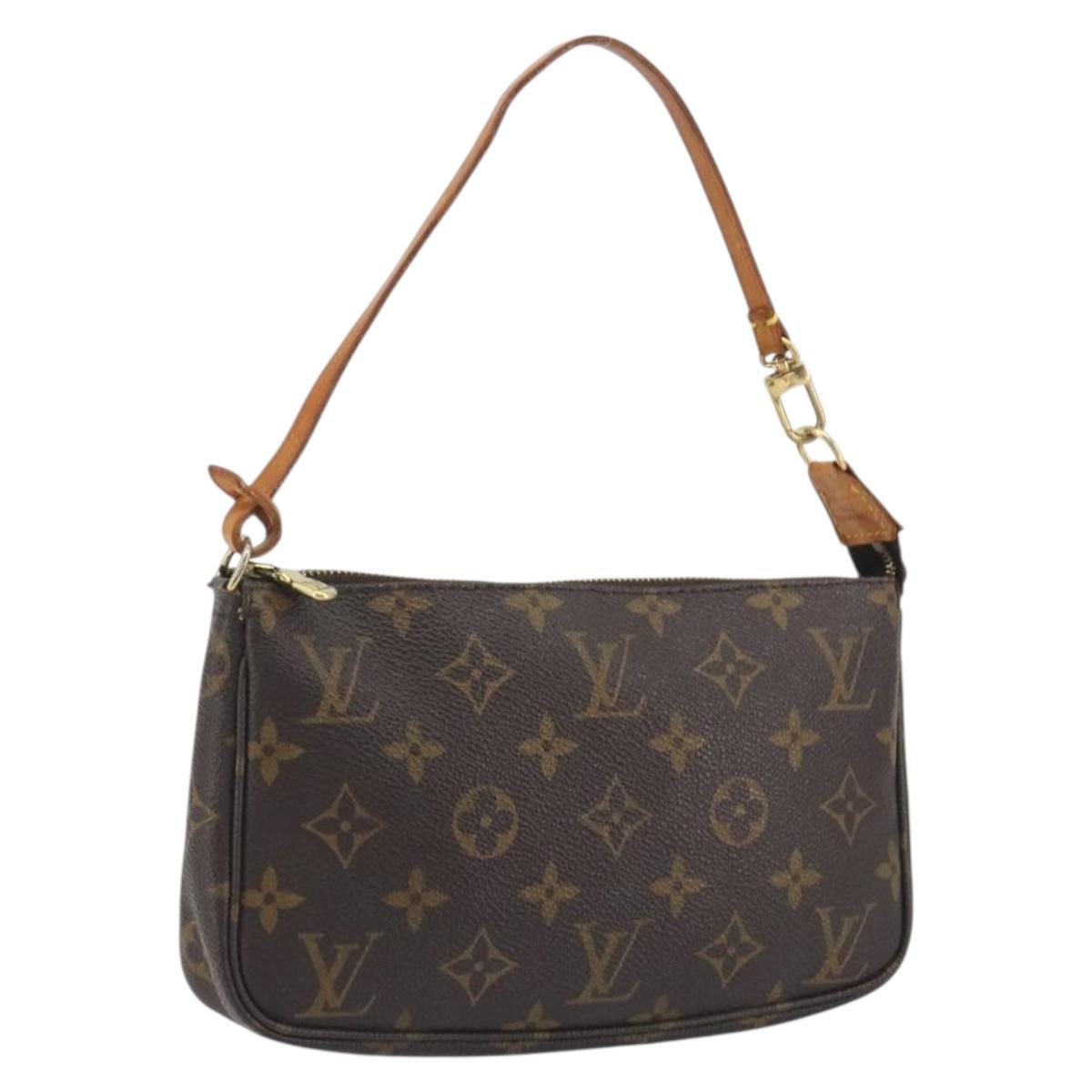 LOUIS VUITTON Monogram Pochette Accessoires Pouch M51980 LV Auth 195713A