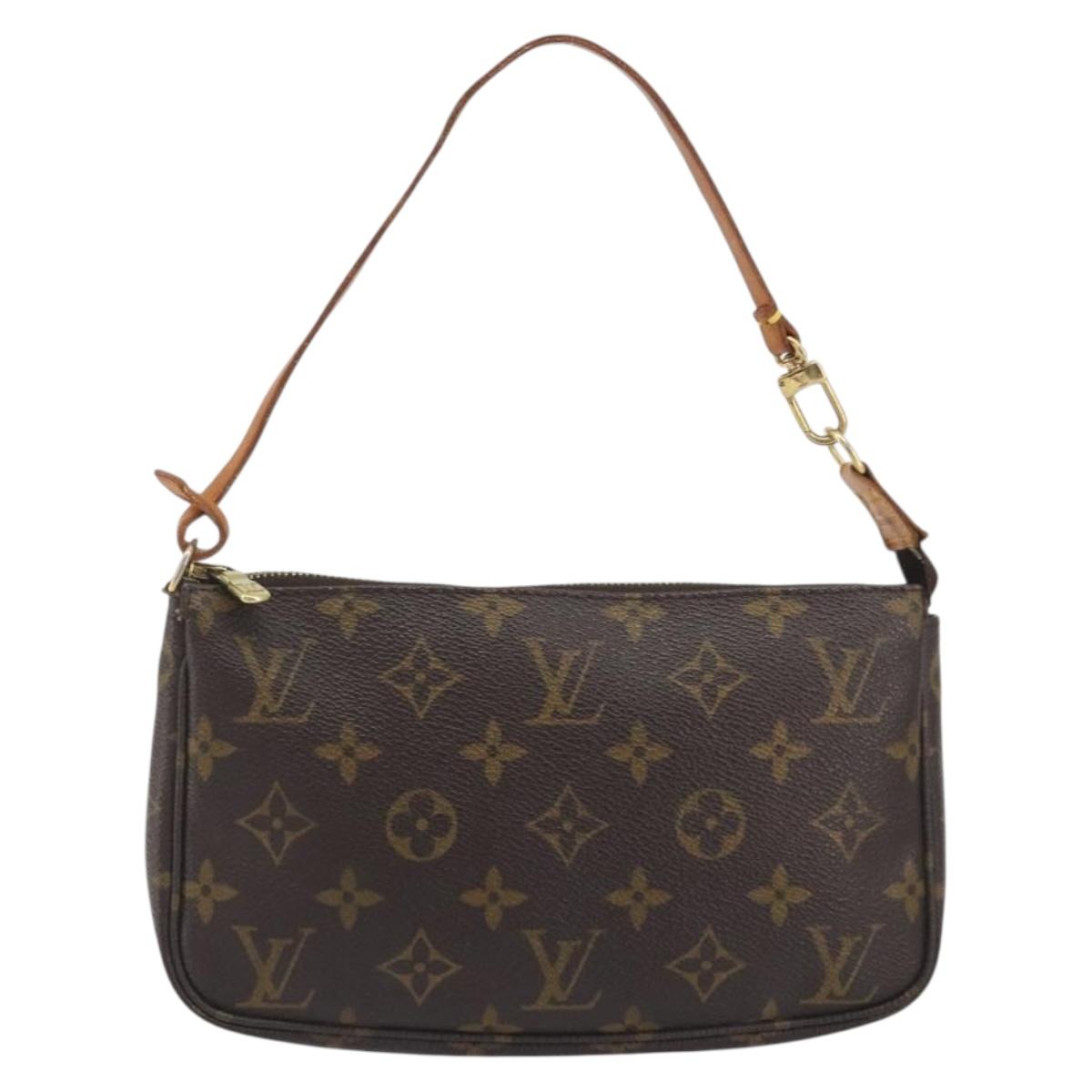 LOUIS VUITTON Monogram Pochette Accessoires Pouch M51980 LV Auth 195713A
