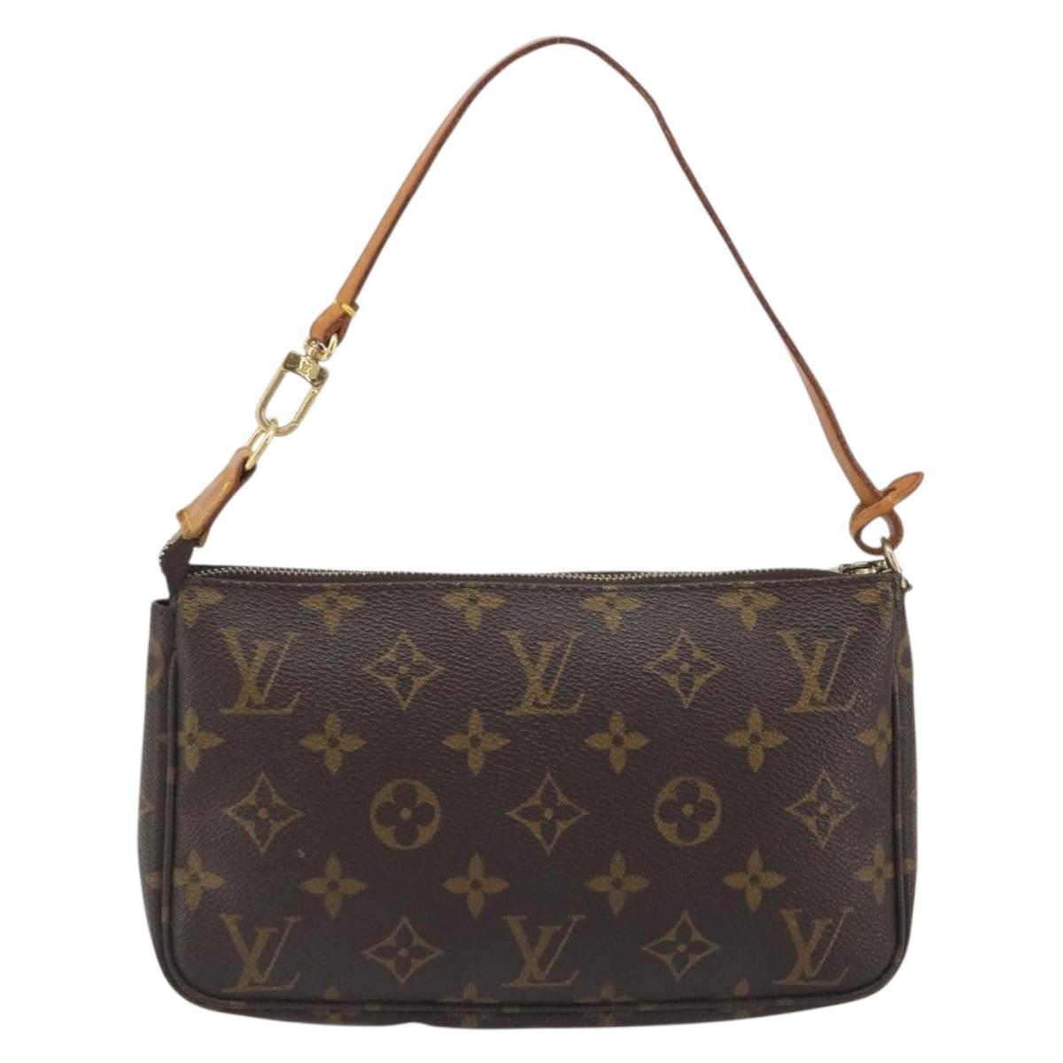 LOUIS VUITTON Monogram Pochette Accessoires Pouch M51980 LV Auth 195713A