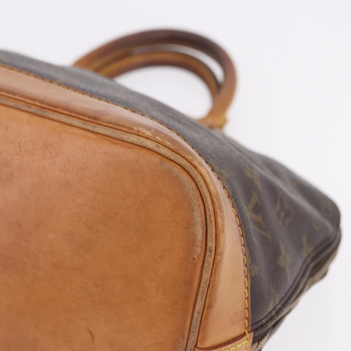 LOUIS VUITTON Monogram Alma Hand Bag M51130 LV Auth 195726