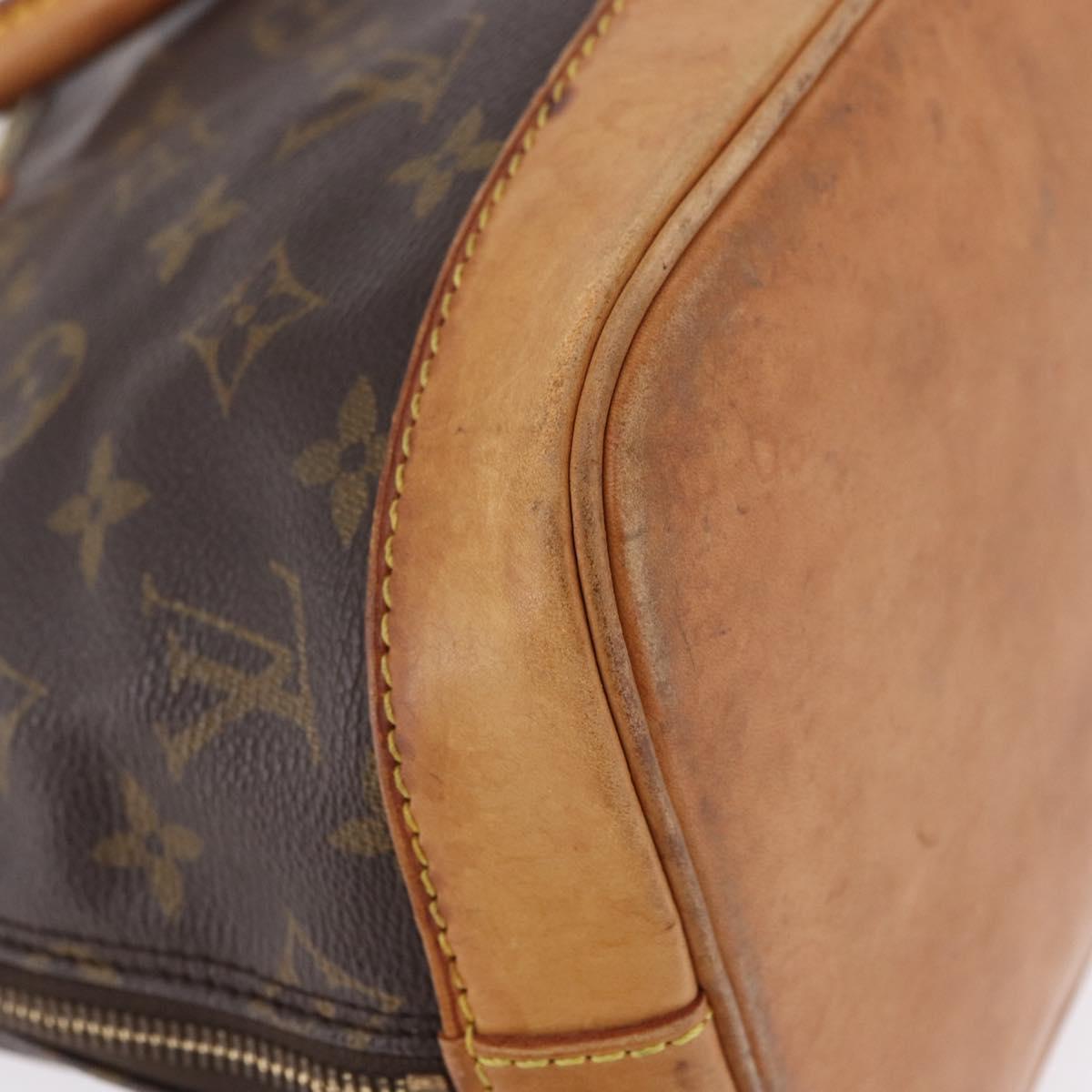 LOUIS VUITTON Monogram Alma Hand Bag M51130 LV Auth 195726