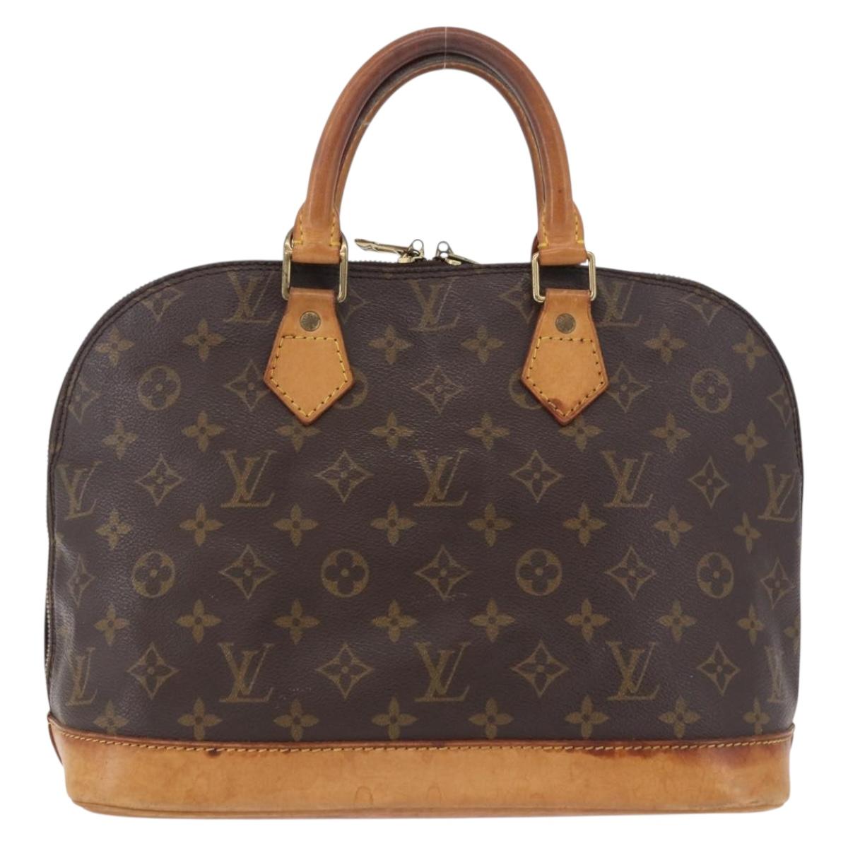 LOUIS VUITTON Monogram Alma Hand Bag M51130 LV Auth 195726