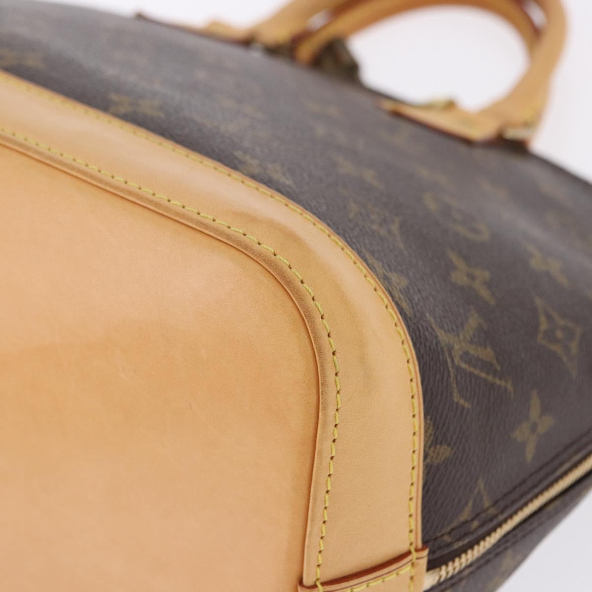 LOUIS VUITTON Monogram Alma Hand Bag M51130 LV Auth 195736V