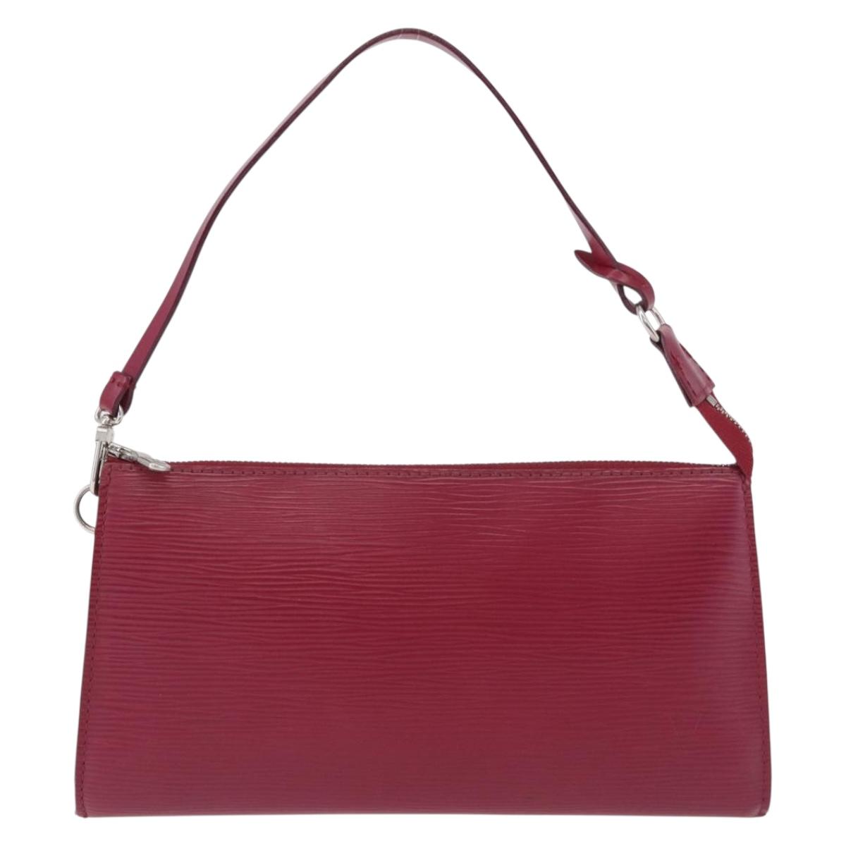 LOUIS VUITTON Epi Pochette Accessoires Pouch Fuchsia M40777 LV Auth 195762A