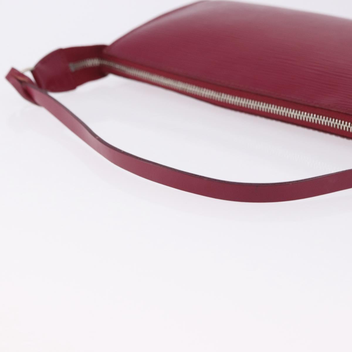 LOUIS VUITTON Epi Pochette Accessoires Pouch Fuchsia M40777 LV Auth 195762A